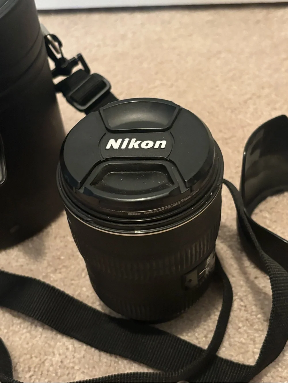 Nikon ED AF-S Nikkor 28-79mm Silent Wave Motor Black Camera Lens Case Hood